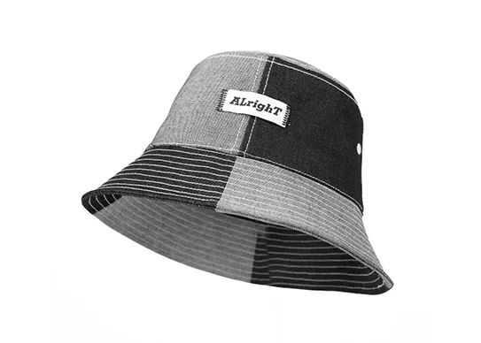 Custom Jean Denim Bucket Hats with Patch Logo - 翻译中...