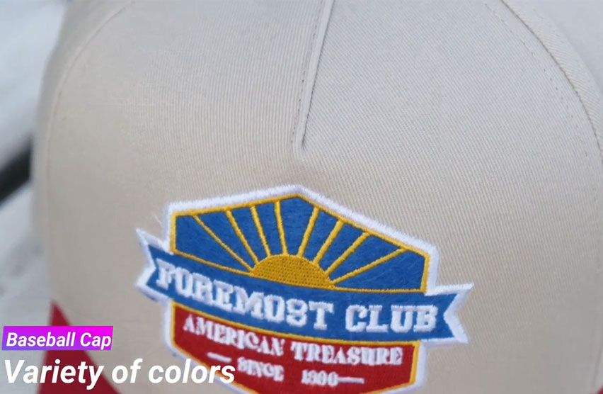 カスタム刺繍ロゴ調整可能5パネルミッドプロファイル2トーンスポーツ野球キャップ帽子