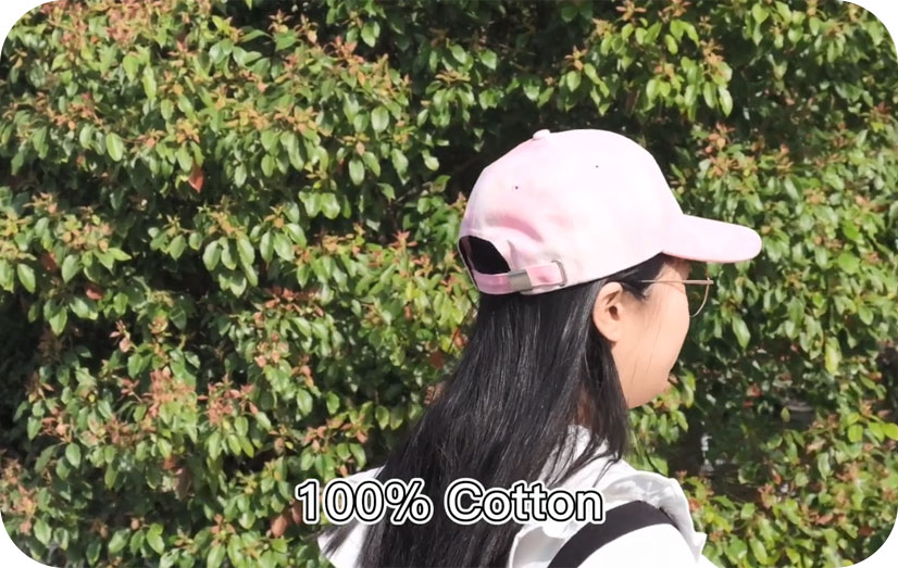 カスタムネクタイ染料印刷野球帽の表示ビデオ