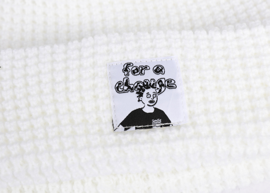 waffle beanie patch logo